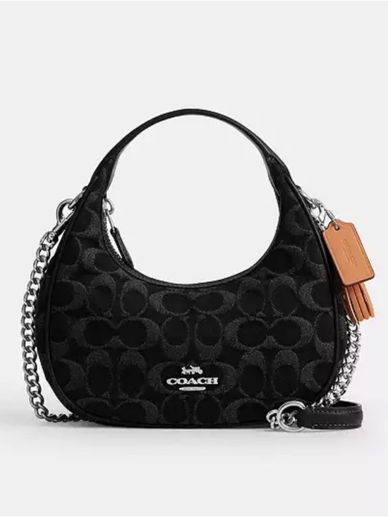 Coach Handbags - Coach Carmen Mini Crossbody Bag
In Signature Denim Black